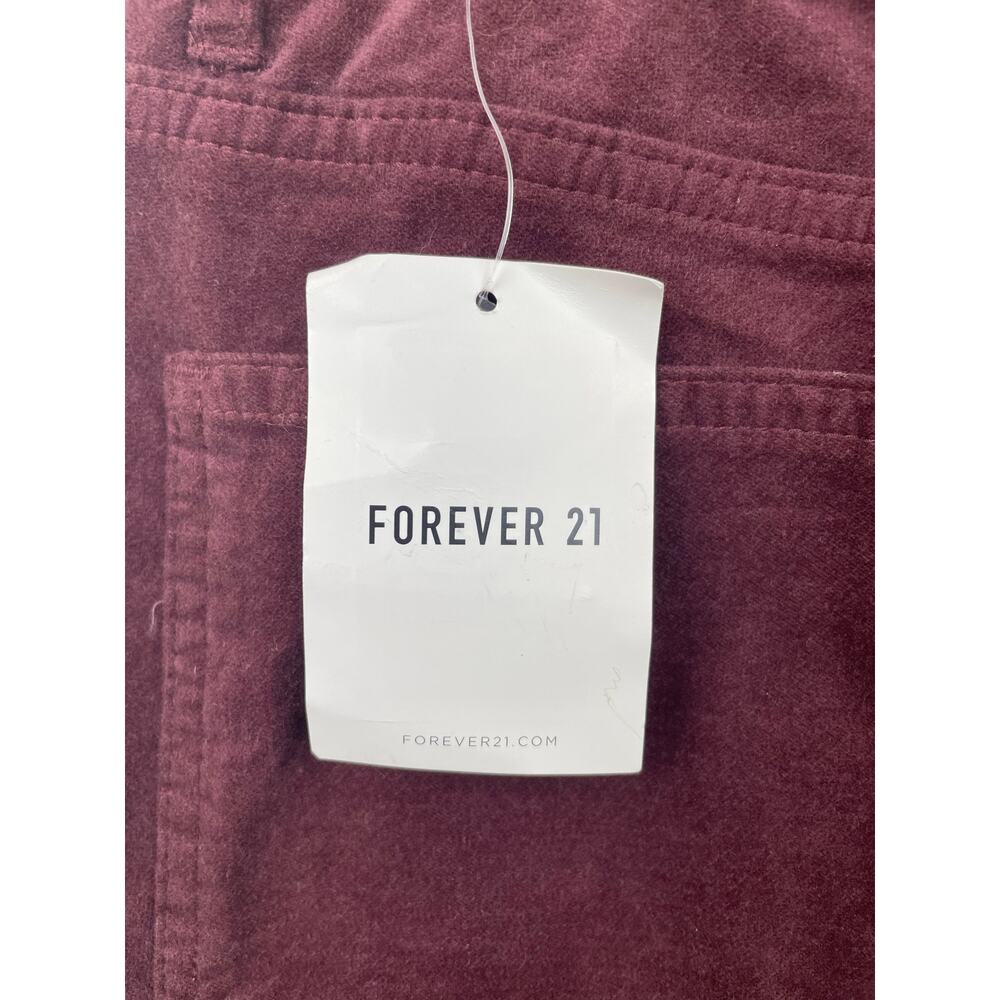 NWT Forever 21 Womens‎ Pants Sz M 70s Flare Velvet Festival Bell Bottom Stretchy - Picture 7 of 10